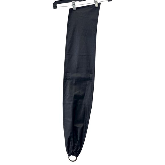 Giambattista Valli Black Wide Leather Belt size 40/XS - Picture 1 of 7